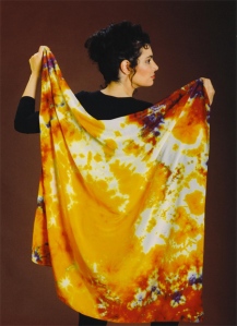 GEMSTONE dyed silk c.1997